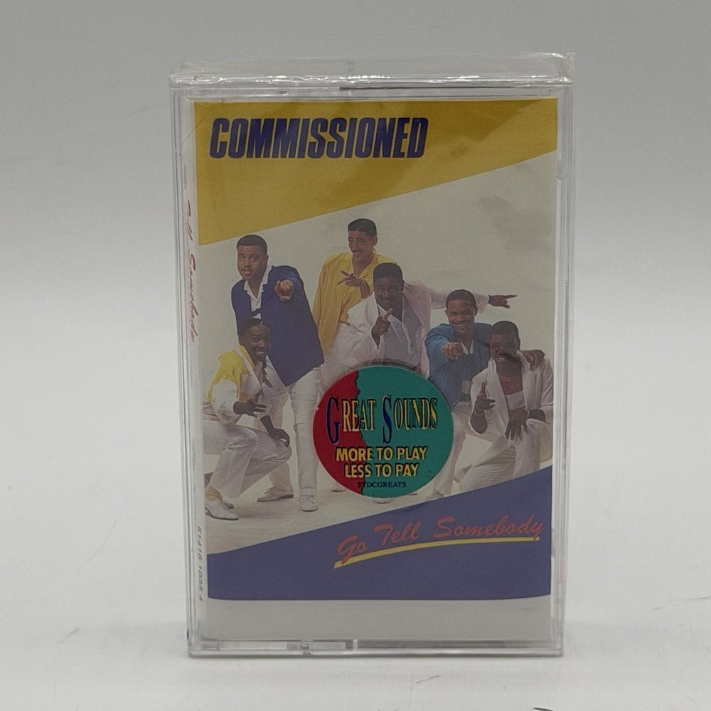 Commissioned Go Tell Somebody Cassette 1986 Light Records NEW SEALED Gospel